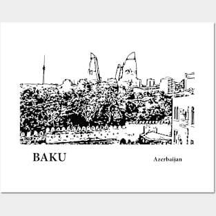 Baku Azerbaijan Posters and Art